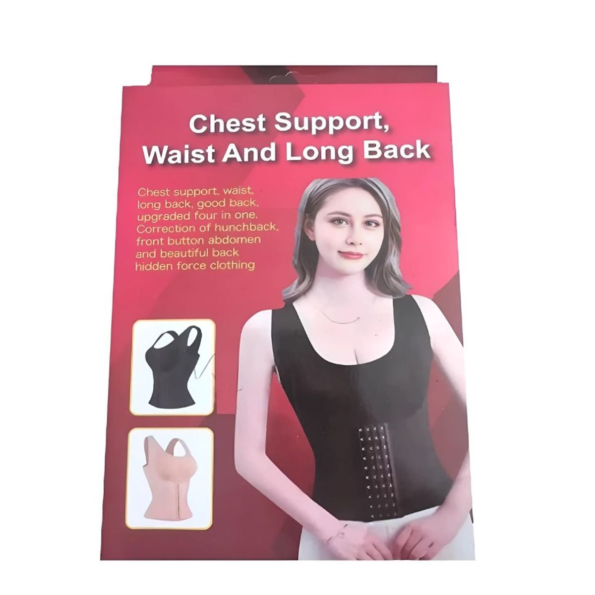 GENERICO - Sosten Invisible Con Corset Faja De Postura Ajustable xxl