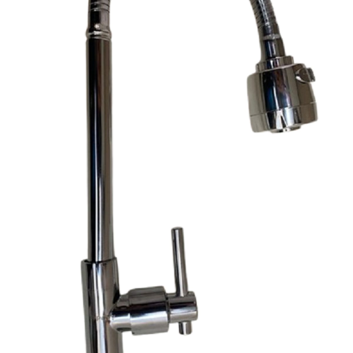 PGW - Grifo de cocina con rotación -Acero Inoxidable-Tipo ganso-Para mesa