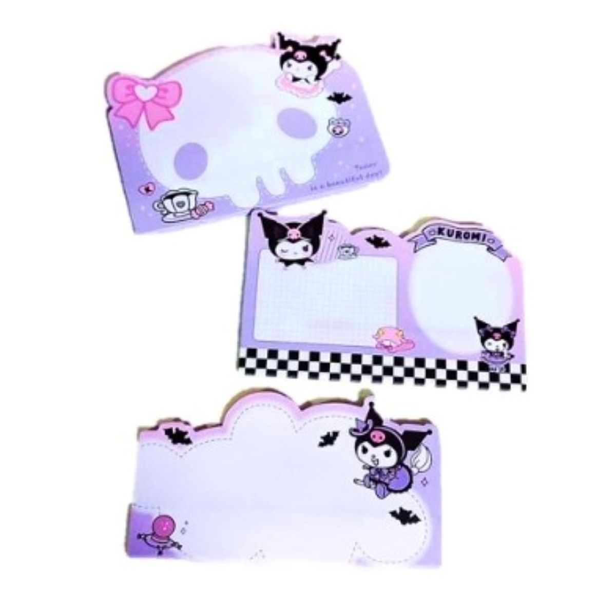 SANRIO - HOJAS DE NOTAS KUROMI