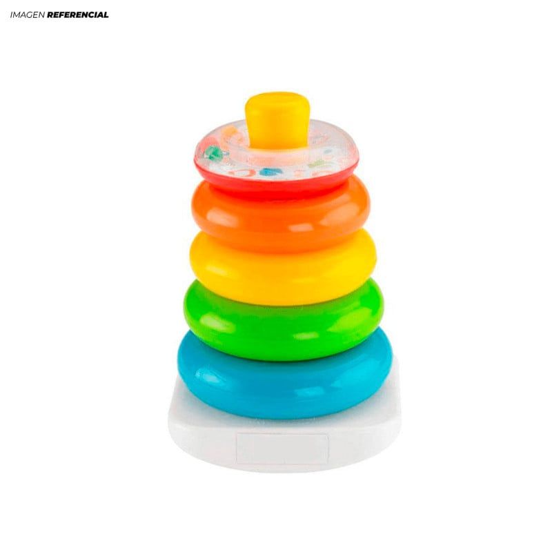GENERICO - Torre De Aros Coloridos Rock A Stack Para Bebés