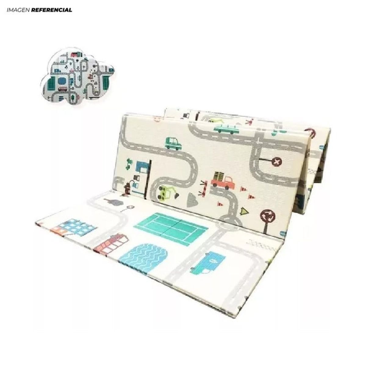 GENERICO - Alfombra Plegable de Goma Niños Bebés