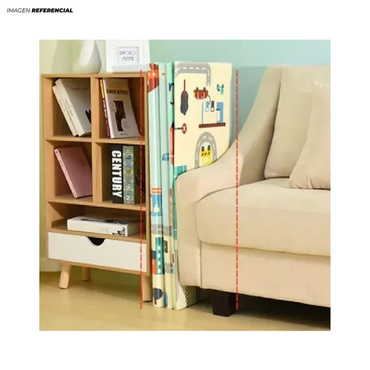 GENERICO - Alfombra Plegable de Goma Niños Bebés