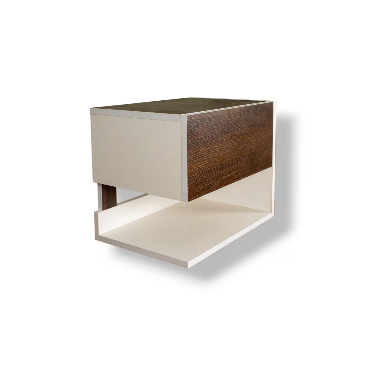 MUEBLES MACRUMO - Veladores flotante 1 cajón Color Pignetto (Set x2)