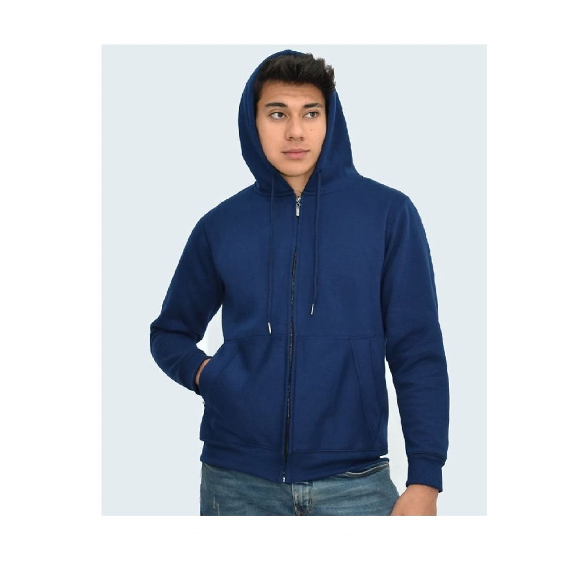 OTTOWARE - Polera con Cierre para Hombre Azul