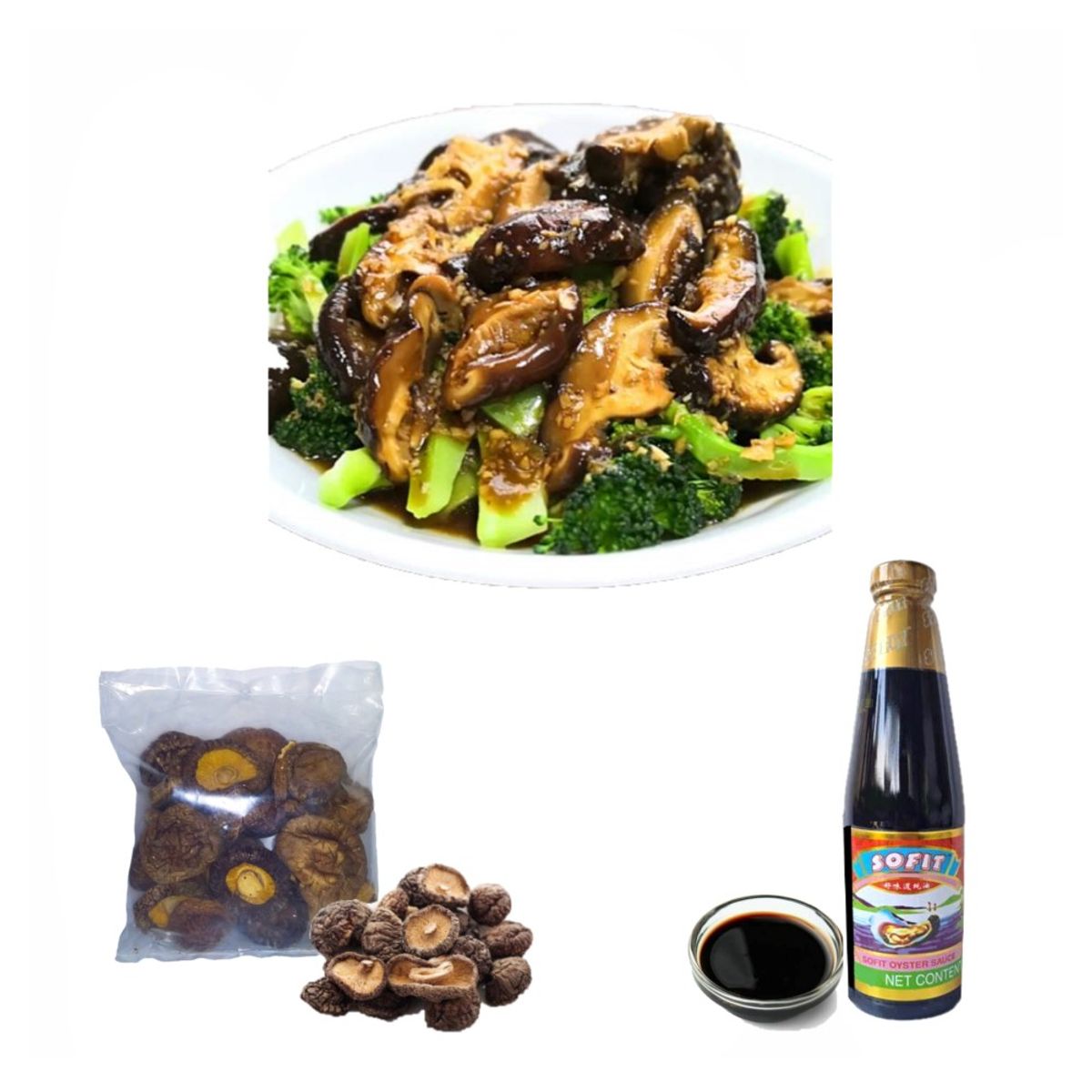 GENERICO - Pack Oriental 2u Hongos Shitake y Salsa de Ostion