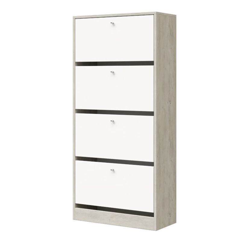 MUEBLES MACRUMO - Zapatera de 4 divisiones con puertas abatibles - Chantilli - Armado