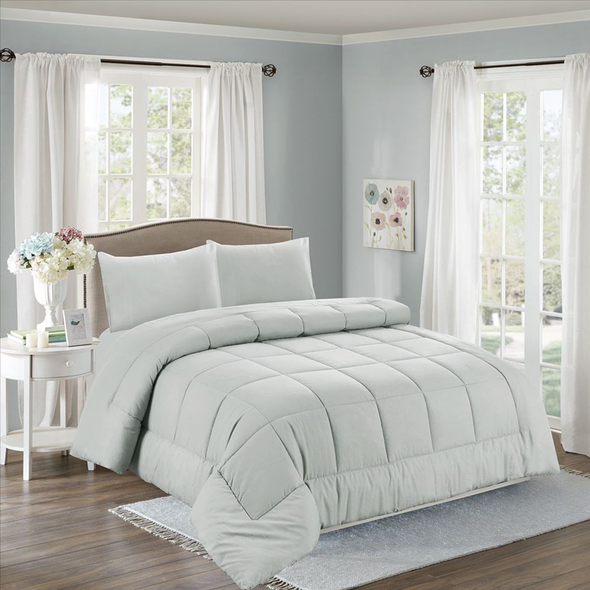 CASATEX - Set de Edredón 2 Pz de 5 Piezas 100% Algodón