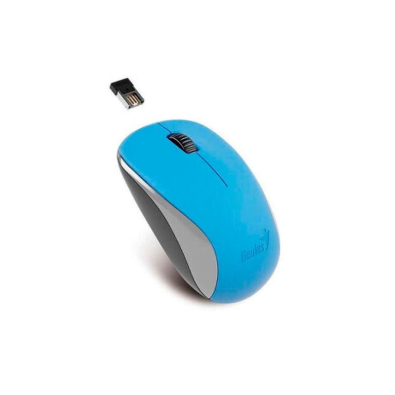 GENIUS - MOUSE INALAMBRICO GENIUS NX-7000 WHITE AND sky blue