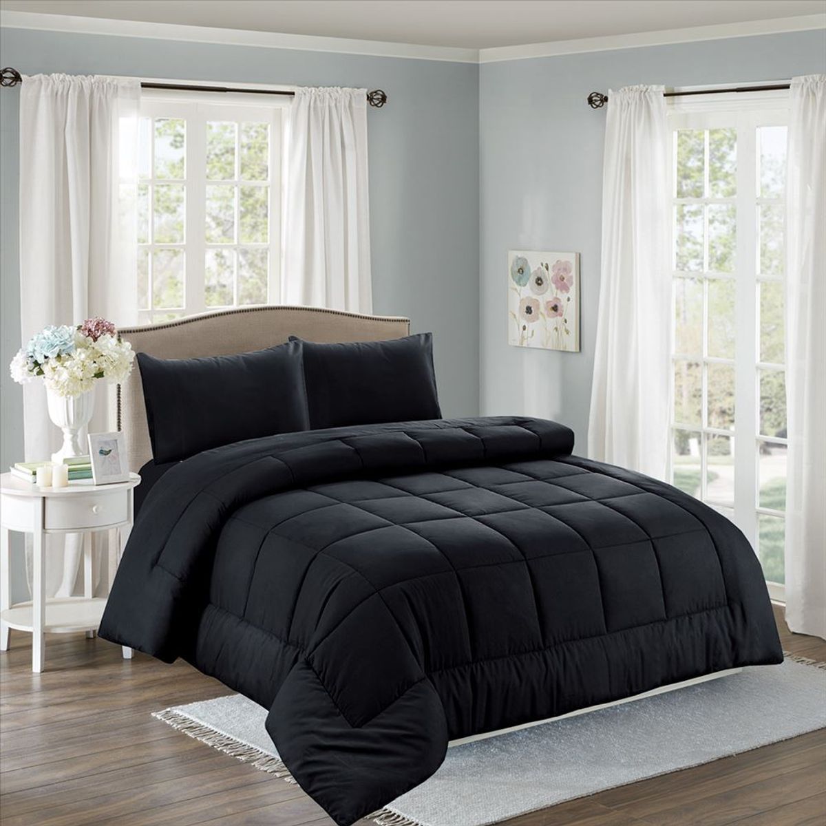 CASATEX - Set de Edredón 2 Pz de 5 Piezas 100% Algodón