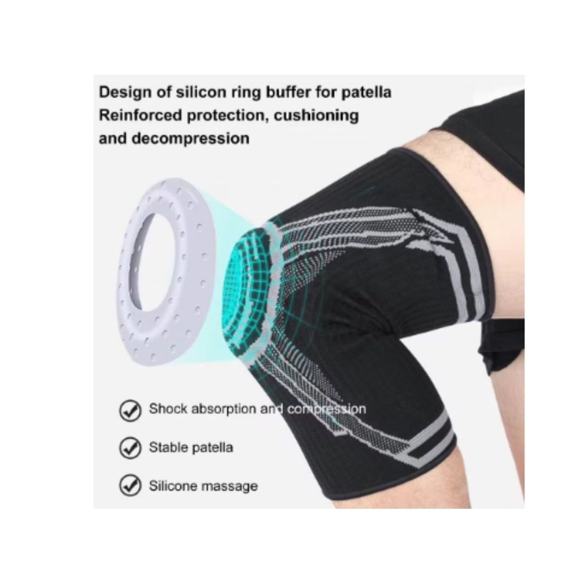 GENERICO - RODILLERA DE COMPRESIÓN CON GEL