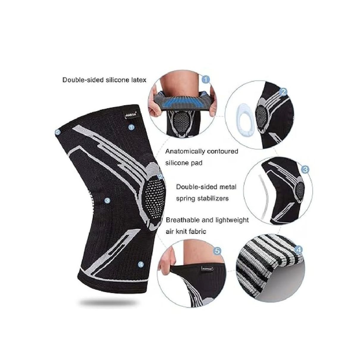 GENERICO - RODILLERA DE COMPRESIÓN CON GEL