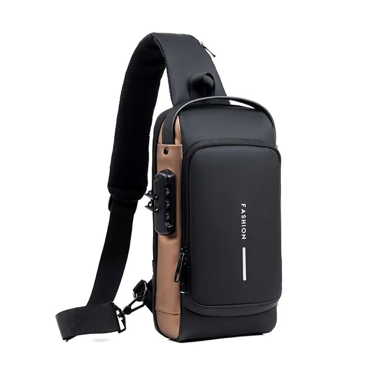 GENERICO - Canguro Riñonera Bolso de Pecho Antirrobo Fardo Impermeable con Clave