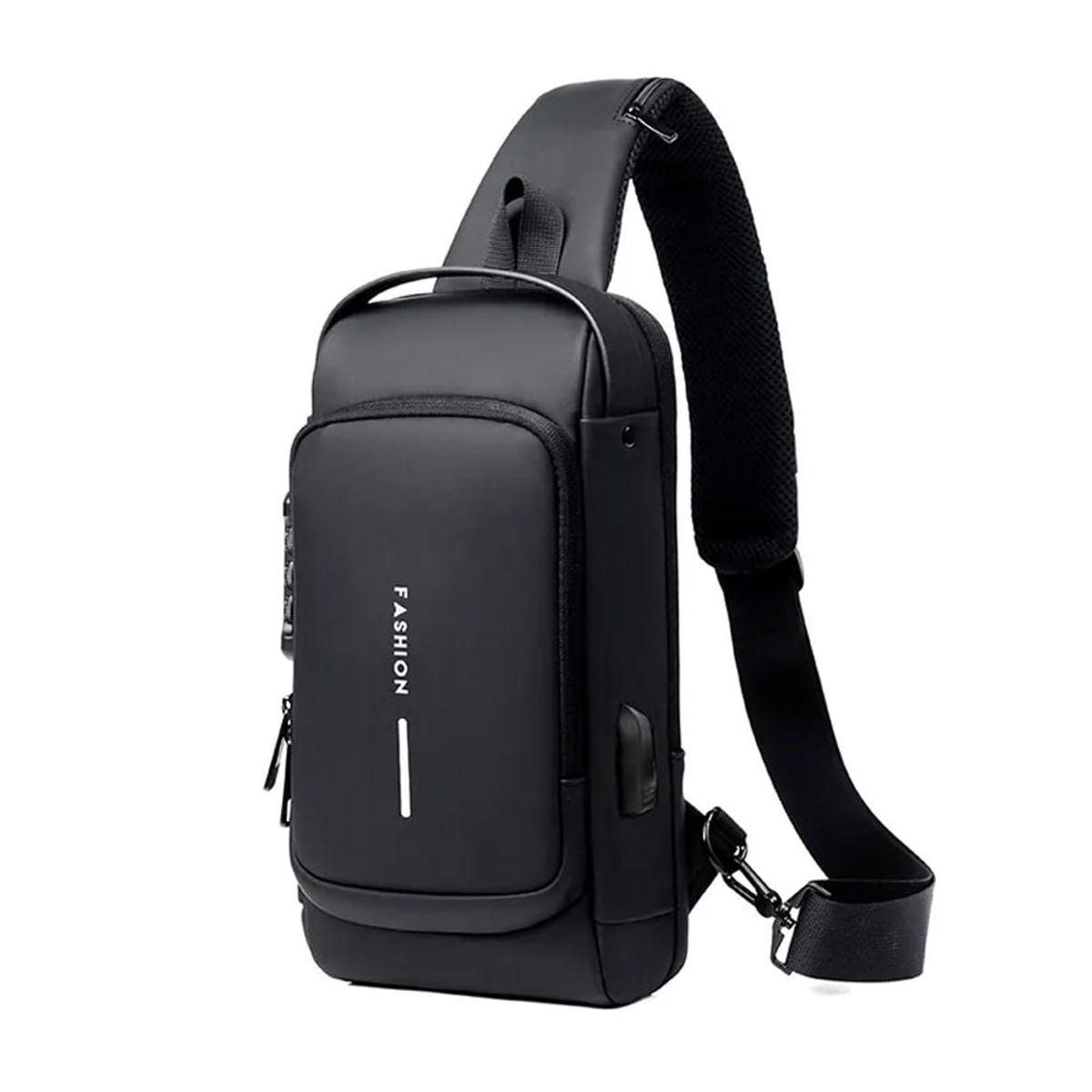 GENERICO - Canguro Riñonera Bolso de Pecho Antirrobo Fardo Impermeable con Clave