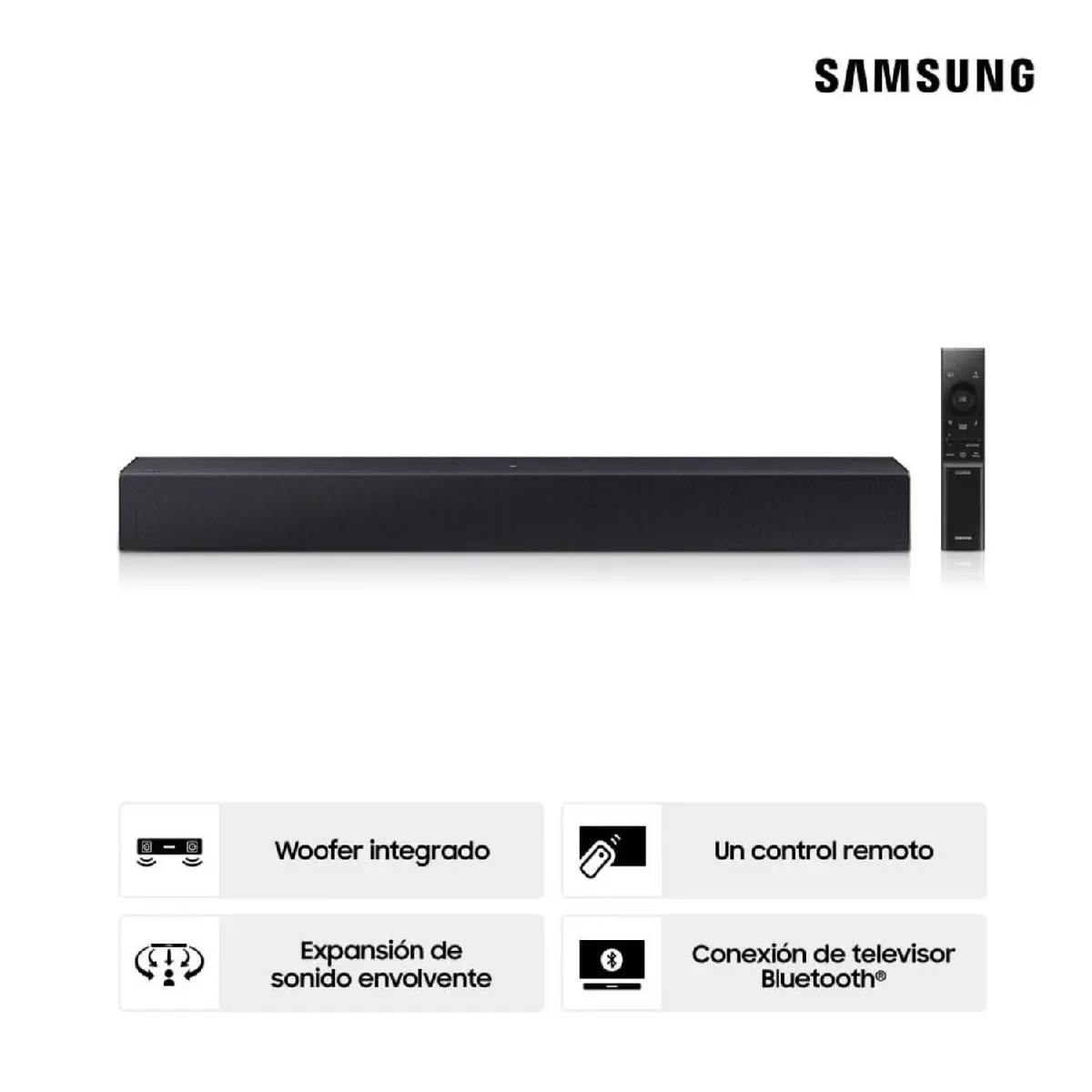 SAMSUNG - SOUNDBAR SAMSUNG 2.0 CH HW-C400/PE 40 W
