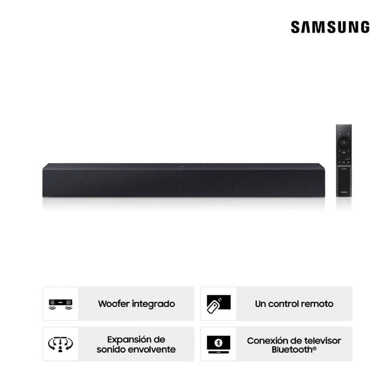 SAMSUNG - SOUNDBAR SAMSUNG 2.0 CH HW-C400/PE 40 W
