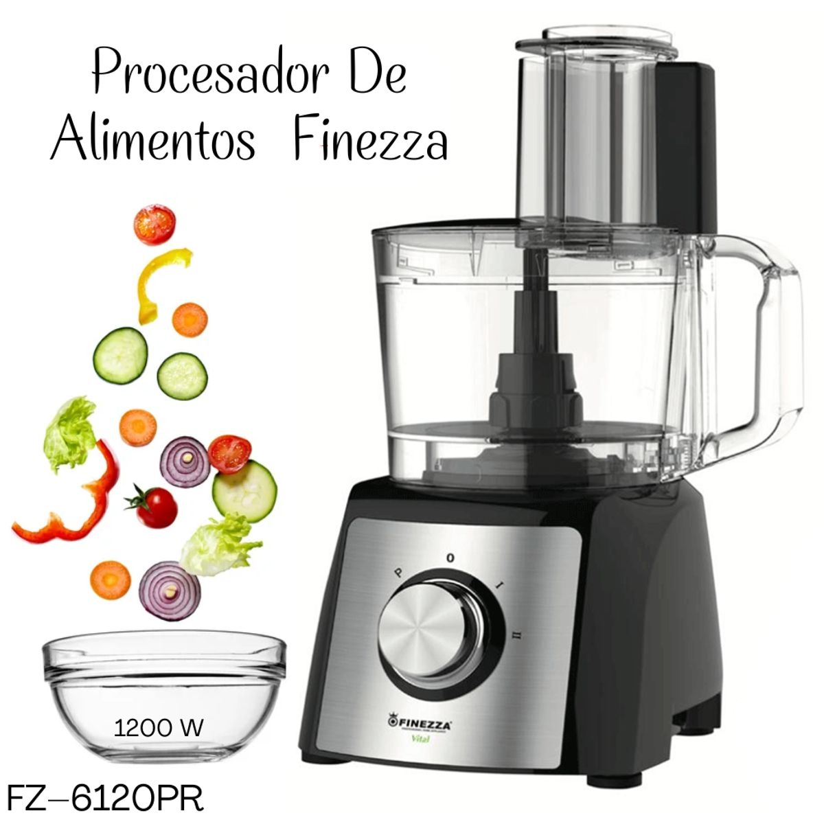 FINEZZA - Procesador de Alimentos Finezza  FZ-6120PR