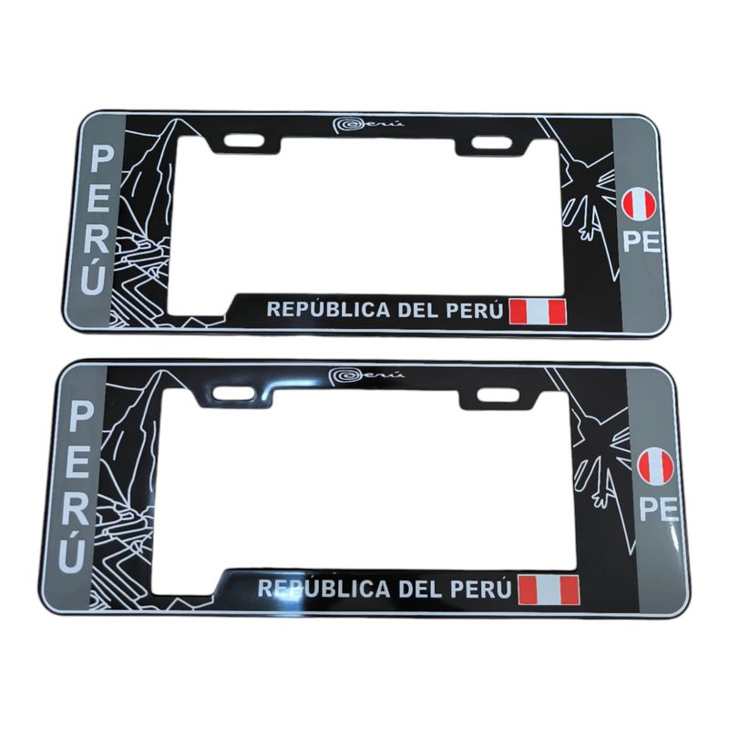 GENERICO - Portaplaca Europea Modelo Peru