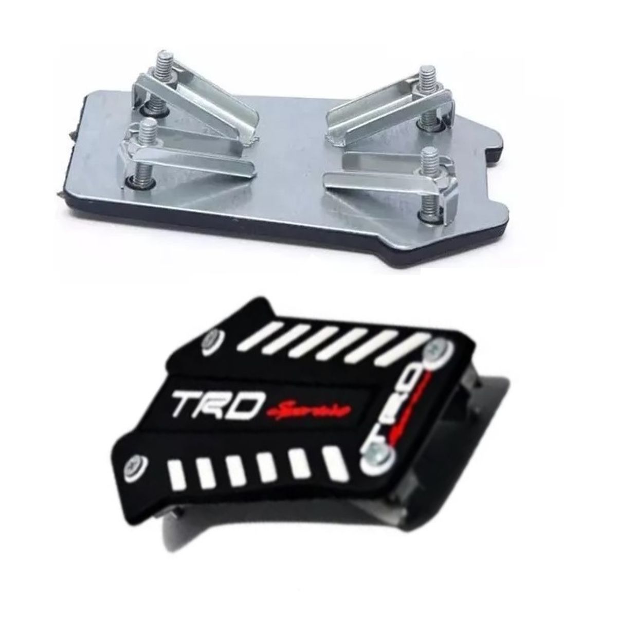 GENERICO - Set Pedales Aluminio Automatico 2pcz TRD Negro