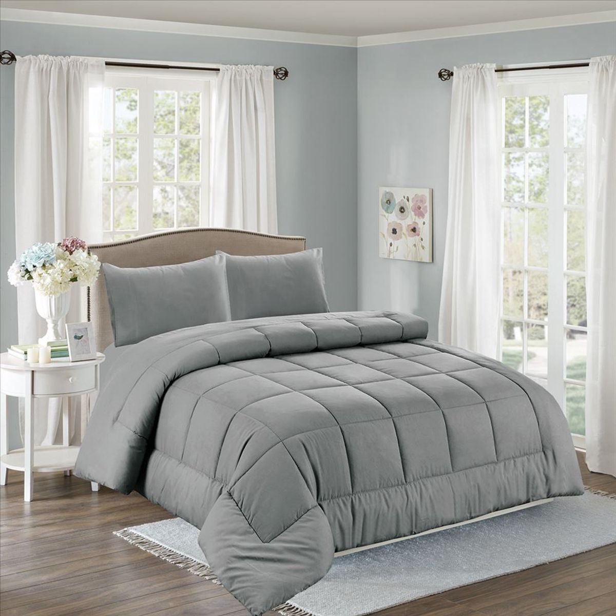 CASATEX - Set de Edredón 2 Pz de 5 Piezas 100% Algodón