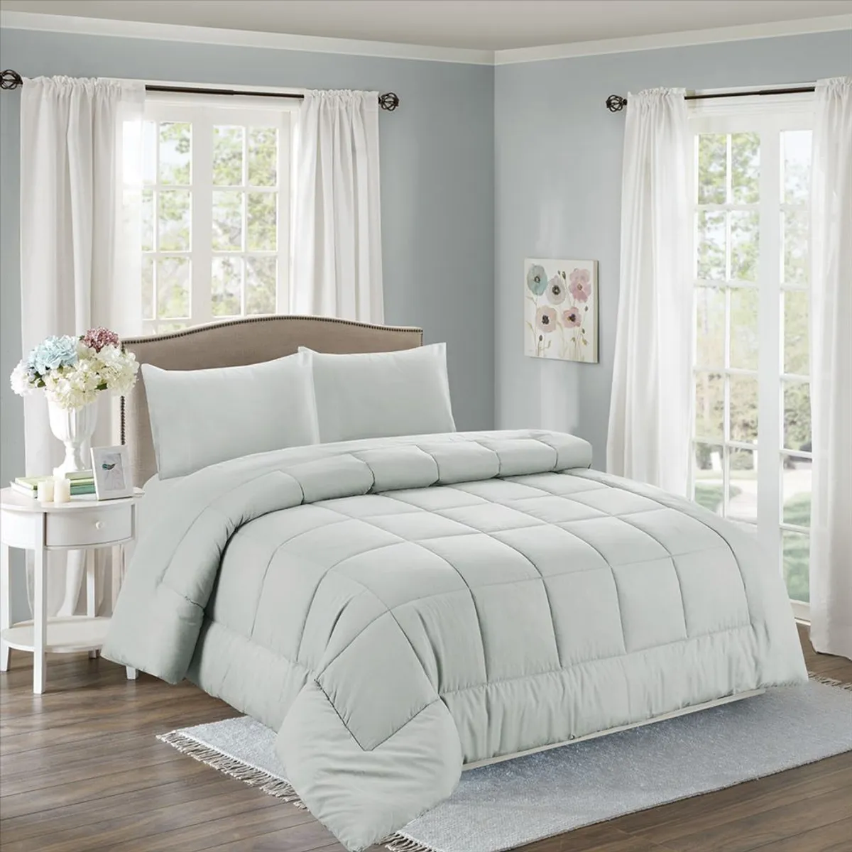 CASATEX - Set de Edredón 2 Pz de 5 Piezas 100% Algodón