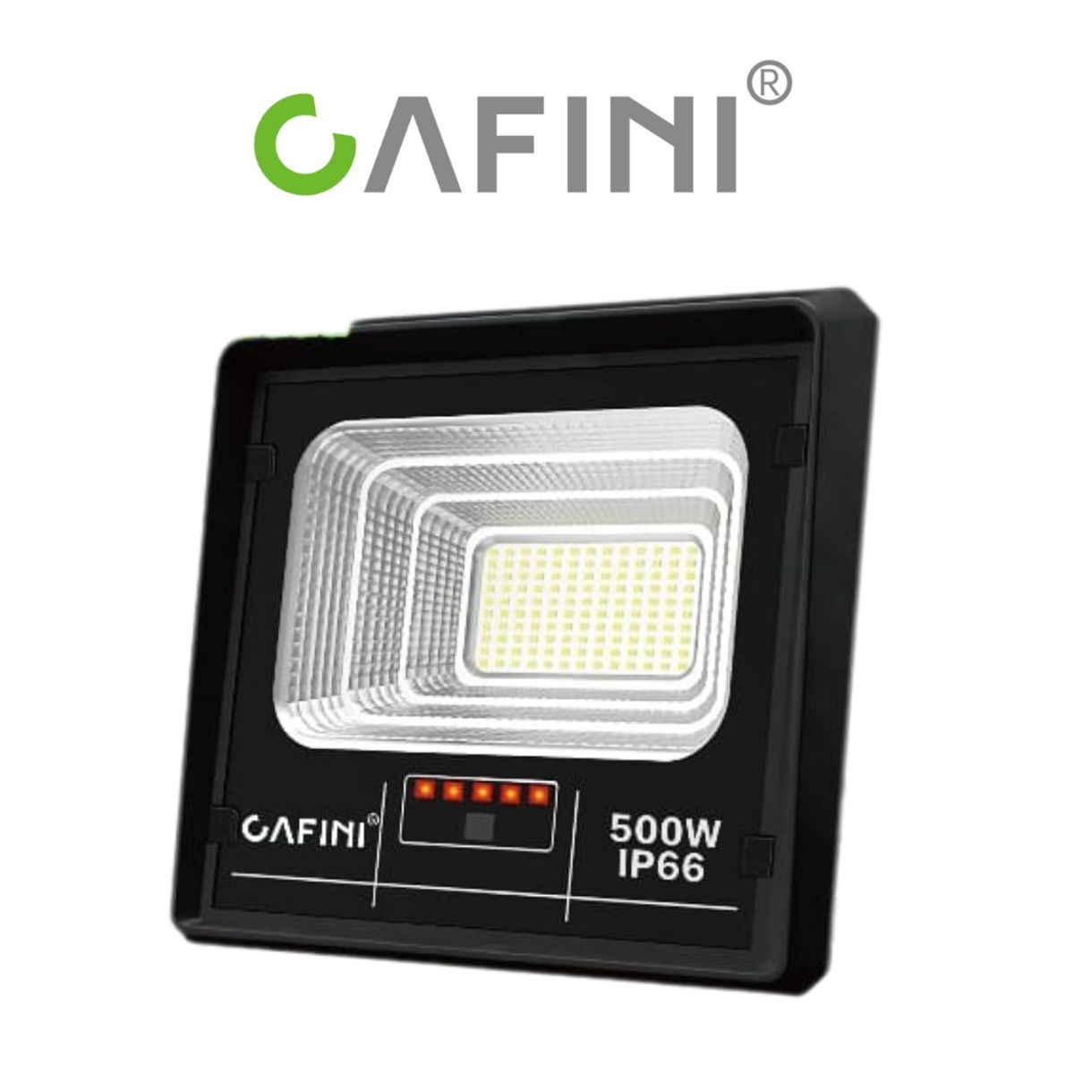 SEISA - Lampara Reflector Led Recargable con Panel Solar CAFINI CNL3909T 500W