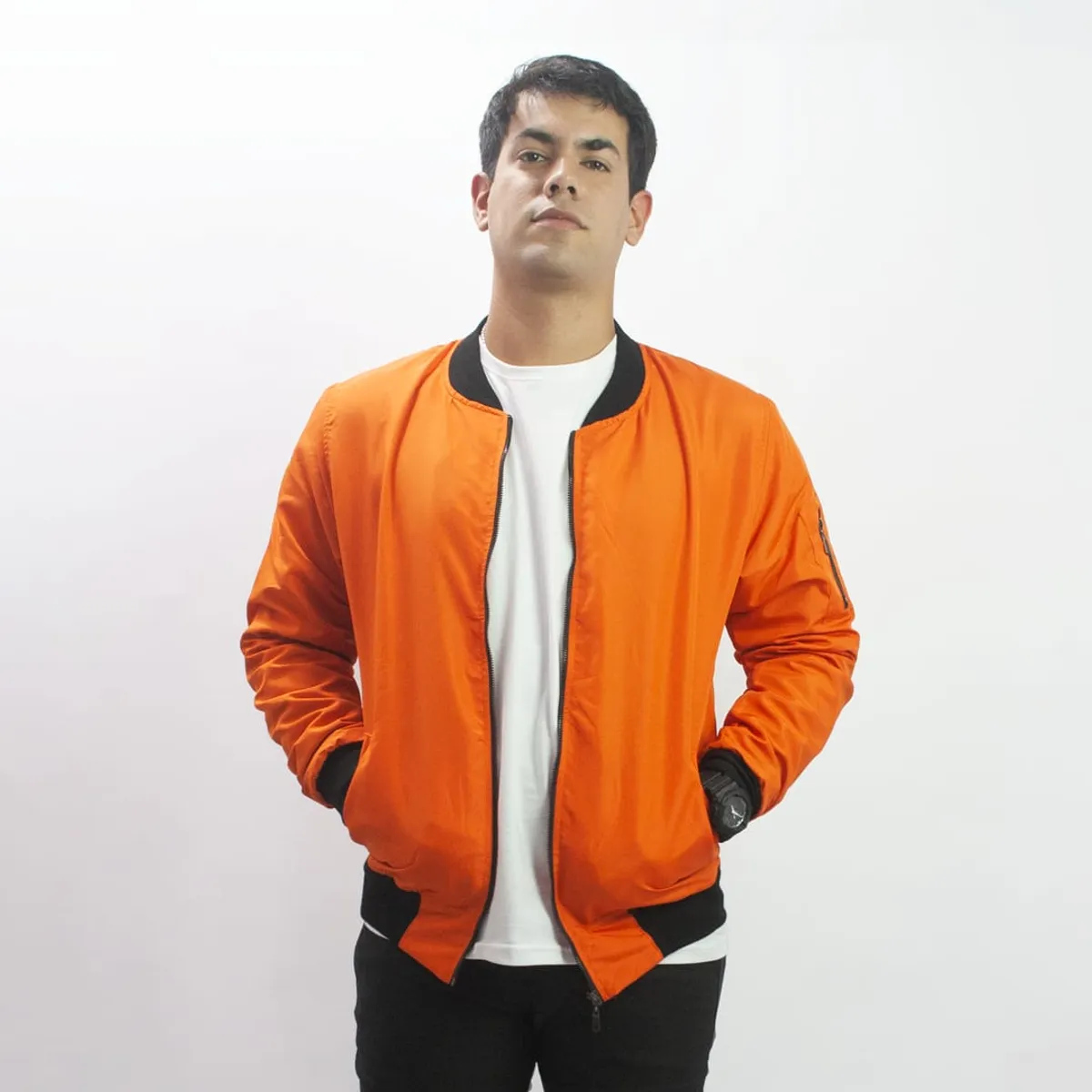 DM DEXMEN - Casaca dexmen bomber jacket naranja