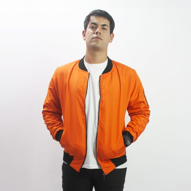 DM DEXMEN - Casaca dexmen bomber jacket naranja