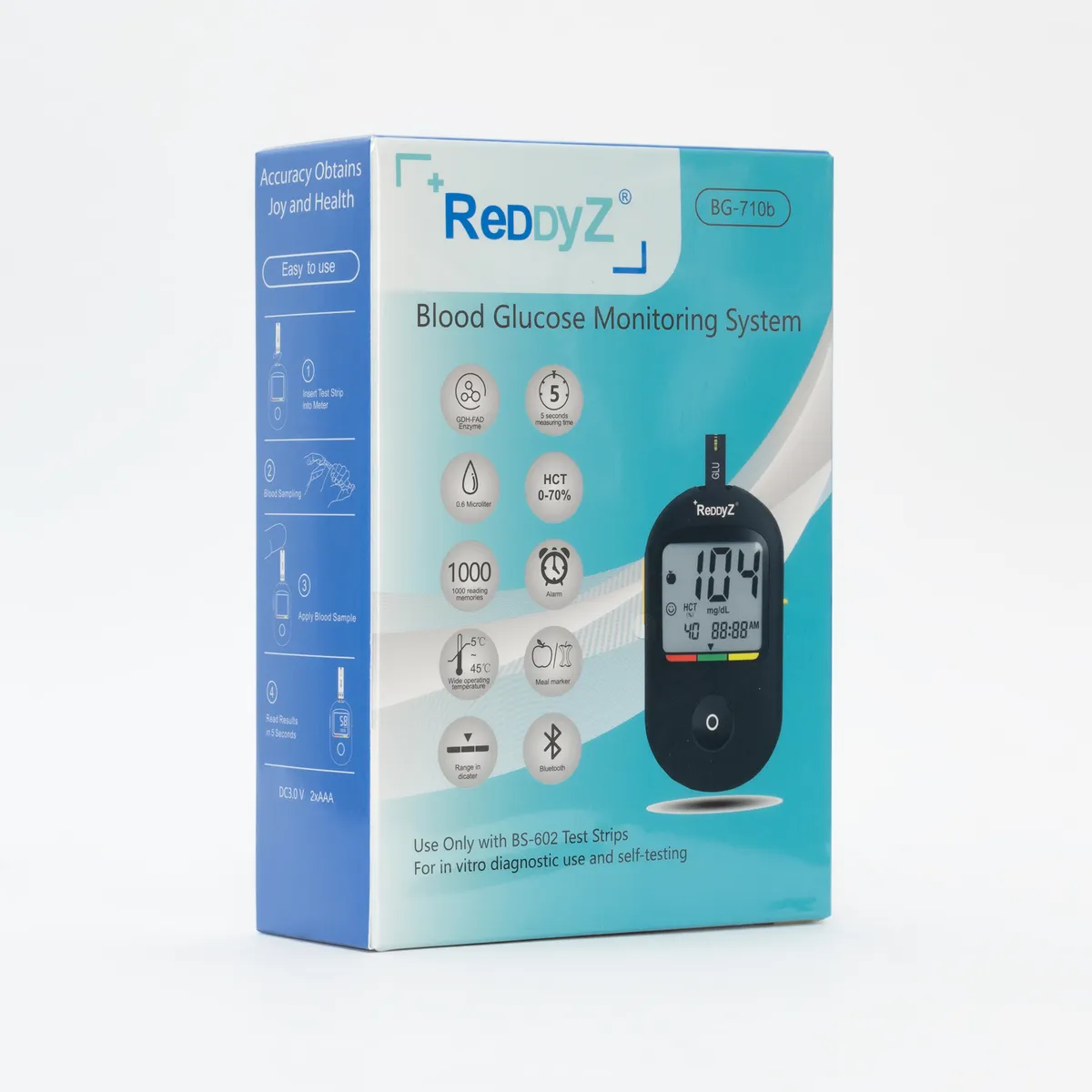 GENERICO - Glucómetro Reddyz BG-710B