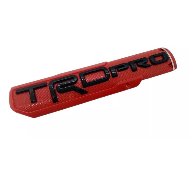GENERICO - Emblema Trd ProToyota Tacoma Hilux Rojo