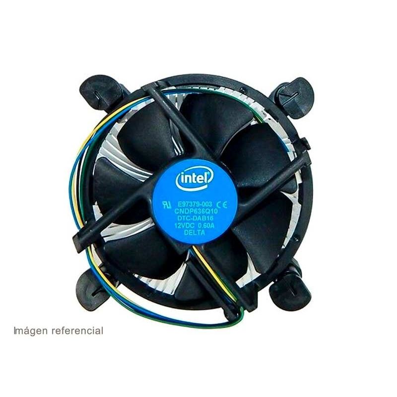 INTEL - Ventilador para Procesador Intel LGA 1150/ 1151/ 1155/ 1200 base cobre