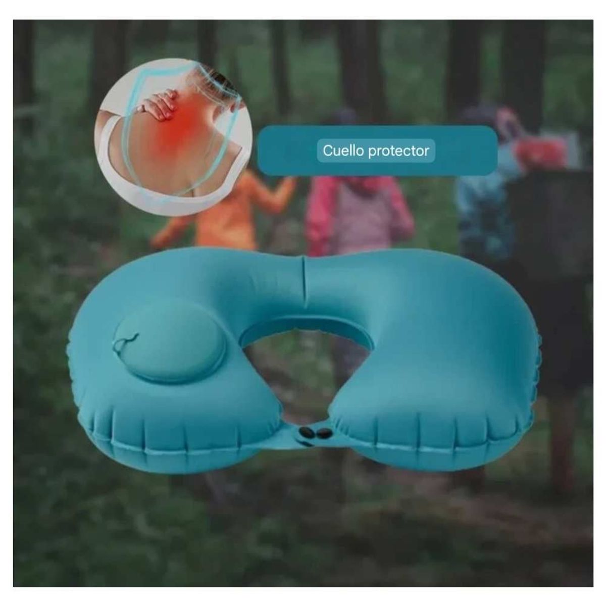 GENERICO - Almohada Inflable Para Cuello
