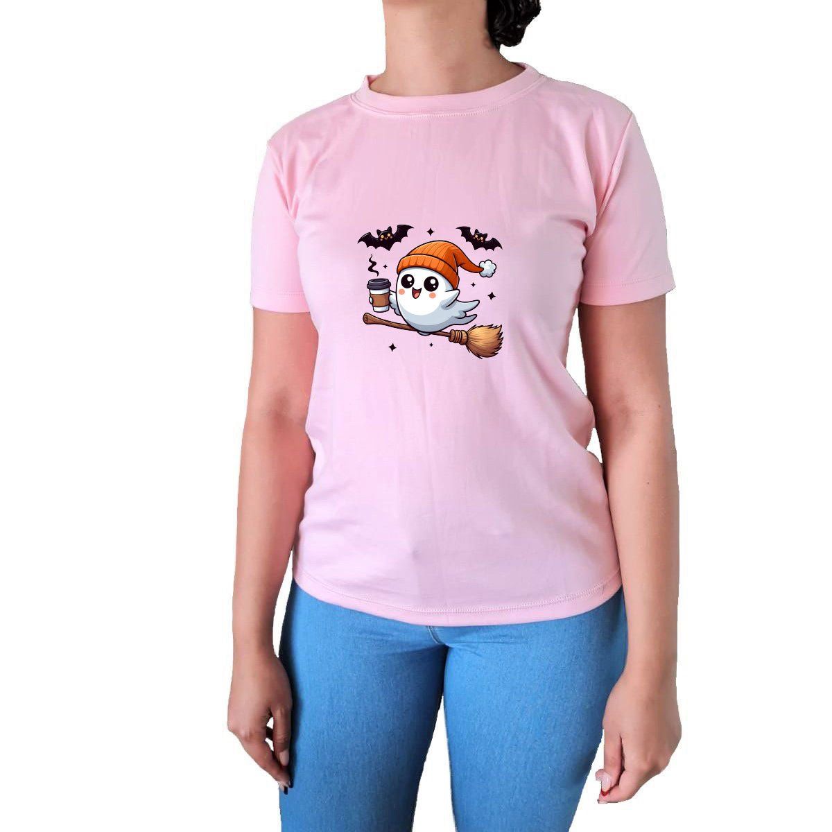 GENERICO - Polo Mujer Manga Corta FANTASMA - Nathalie Love It - Rosado