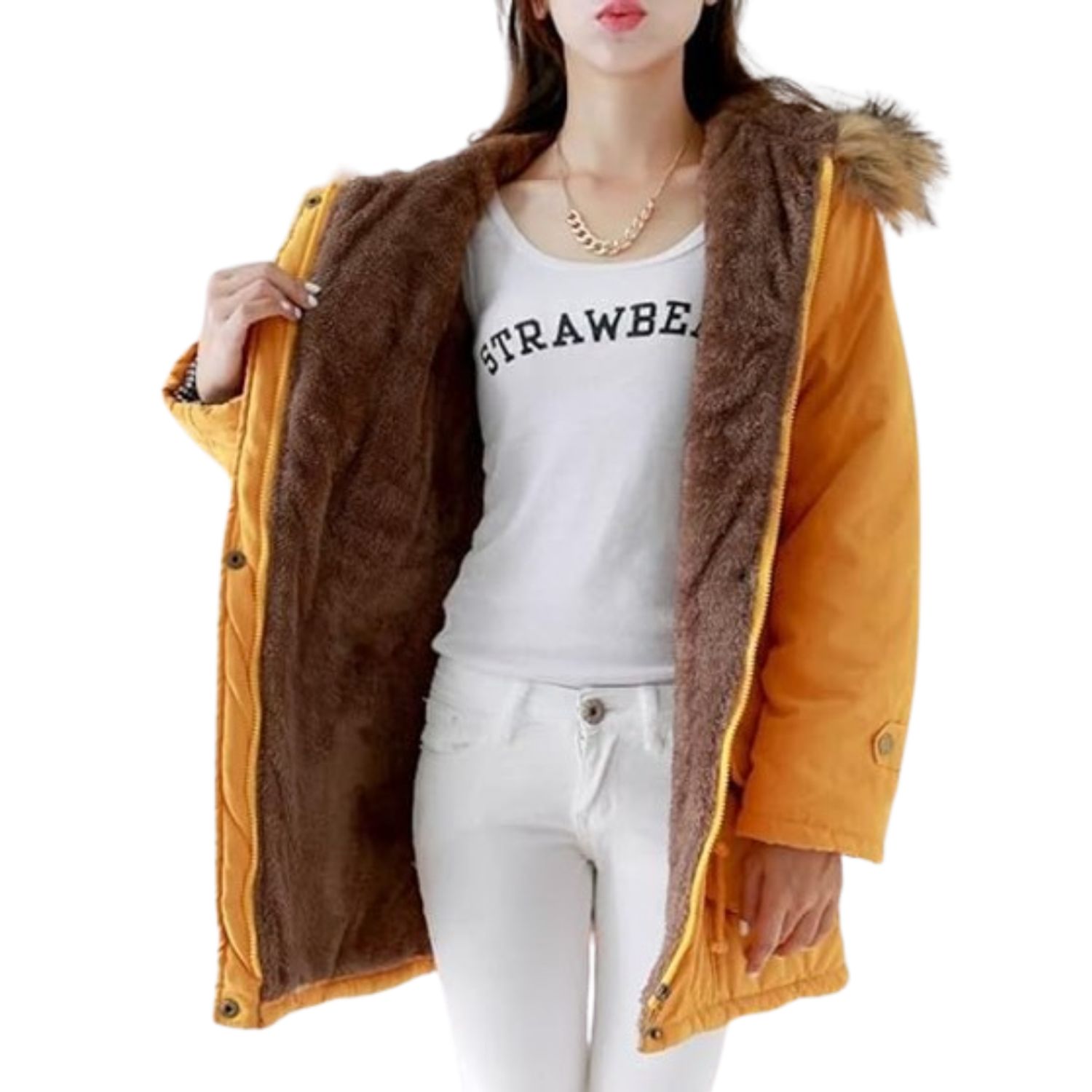 Casaca Parka Abrigo Mujer GENERICO