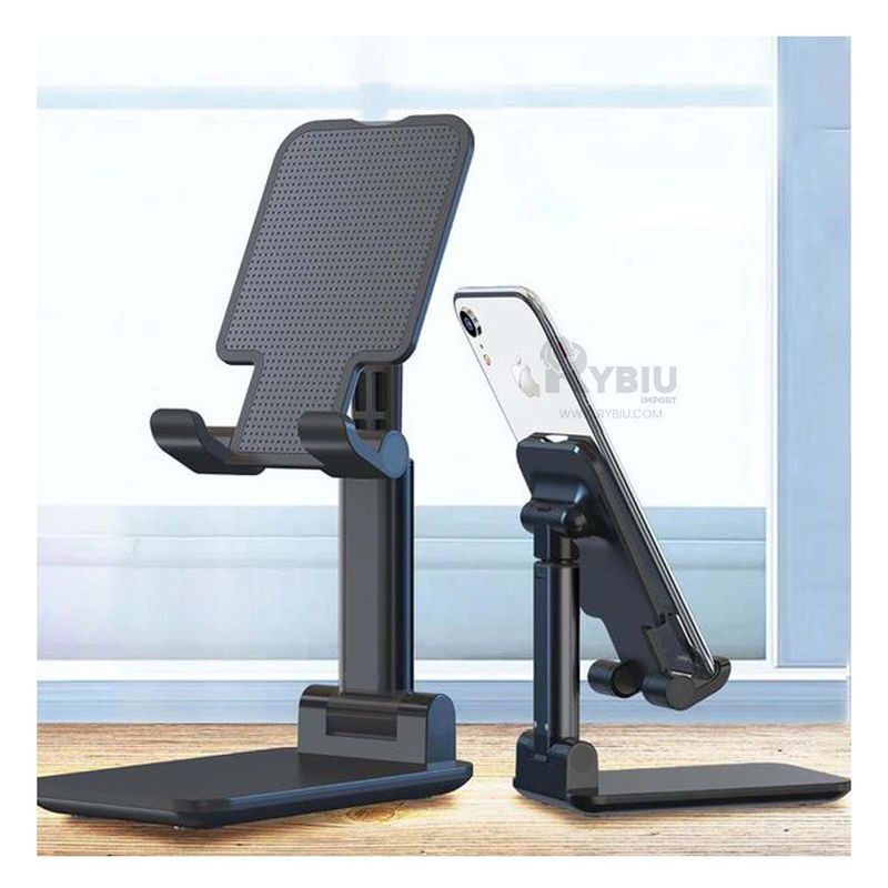 RYBIU IMPORT - Soporte Seguro Plegable para Celular Color Negro