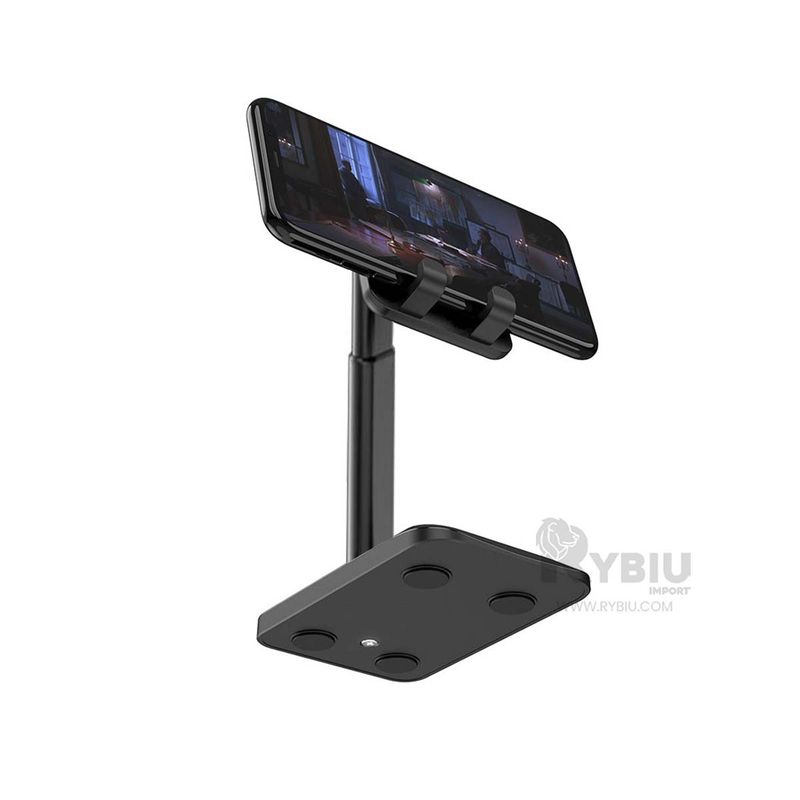 RYBIU IMPORT - Base Antideslizante de Celular Negro Y+Envoltorio de Regalo