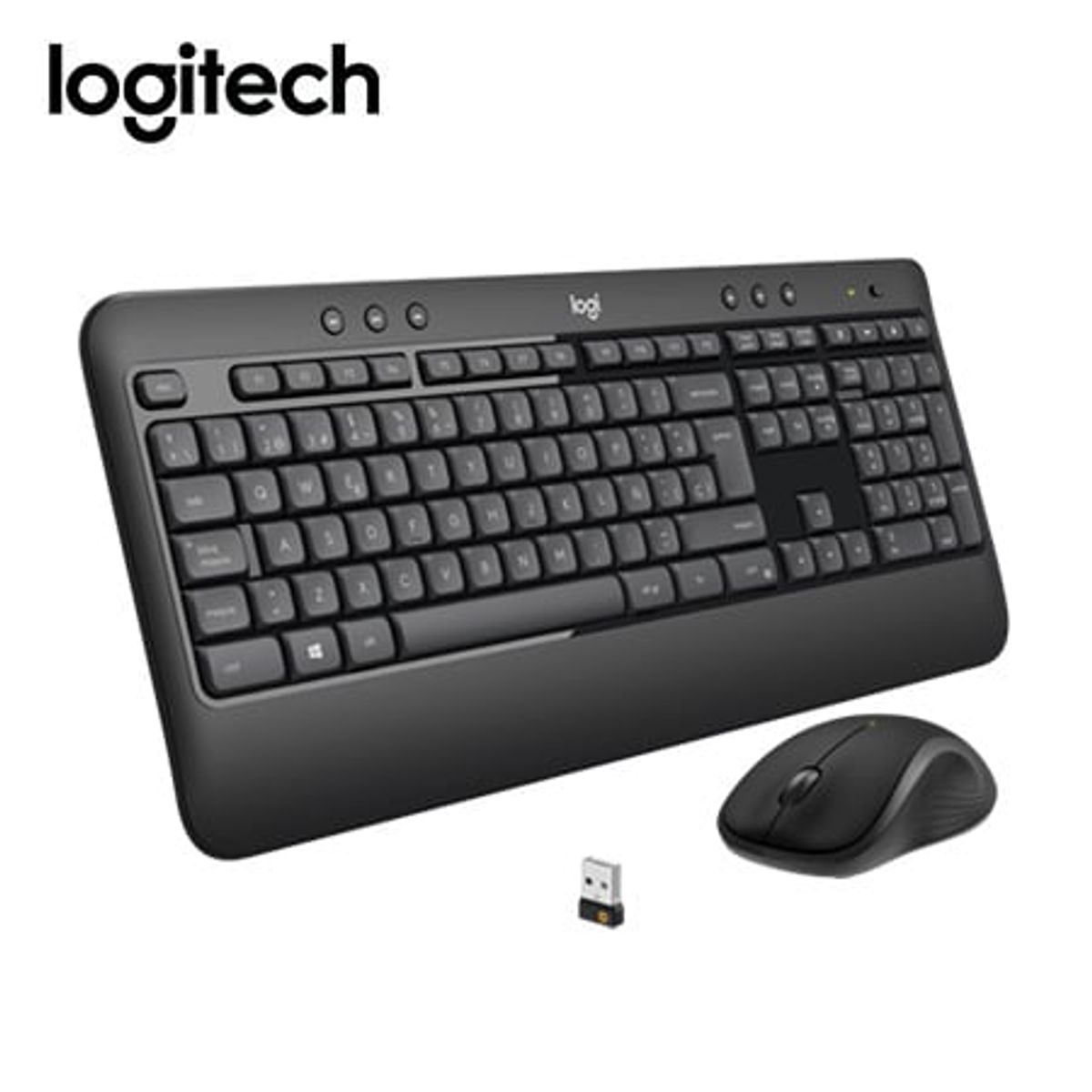 LOGITECH - TECLADO LOGITECH + MOUSE MK540 WIRELESS USB SP BLACK PN 920-008673
