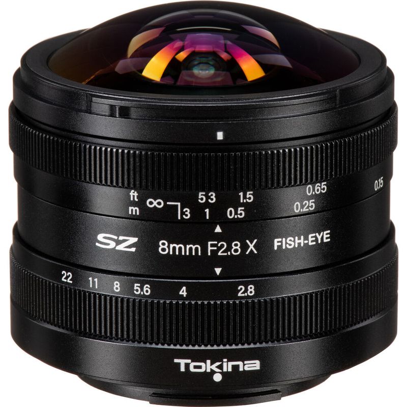 TOKINA - Tokina SZ 8mm f/2.8 Ojo De Pez Lente Para Fuji X - Negro