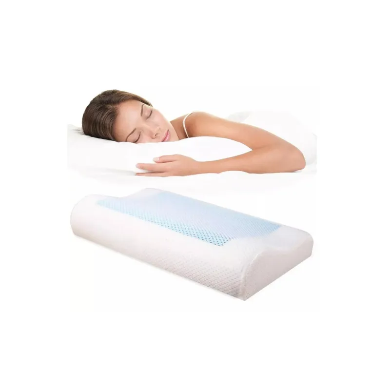GENERICO - Almohada Ortopédica Cervical Viscoelástica Con Gel Frío + Funda.