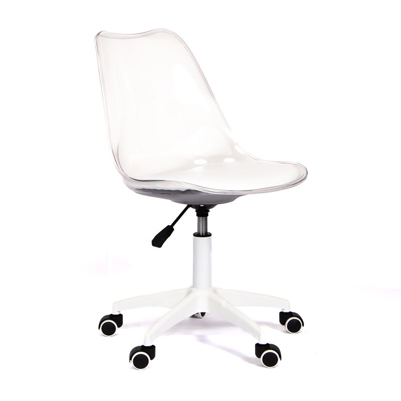 GRUPO CB - Silla Giratoria Acolchada Modelo Eames Transparente