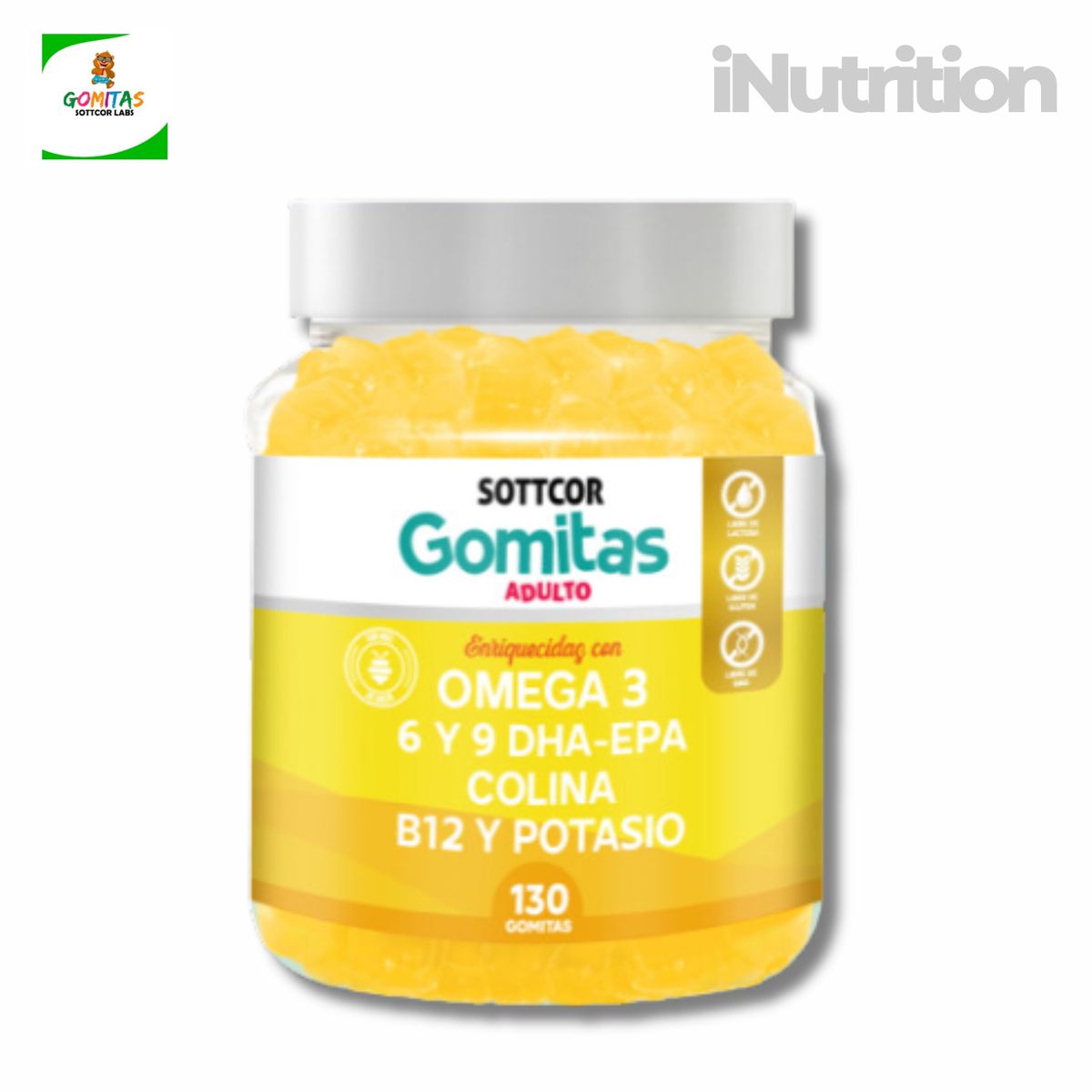 GENERICO - OMEGA 3 PARA ADULTOS - 130 GOMITAS