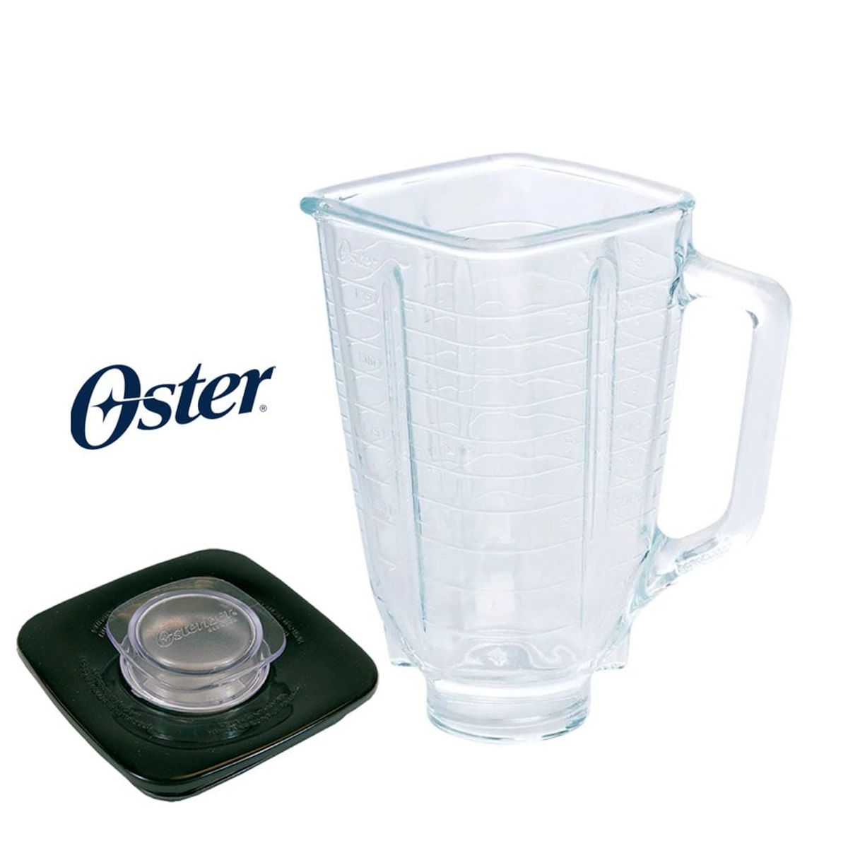 OSTER - Repuestos Oster Vaso Oster Pyrex Cuadrado con Tapa