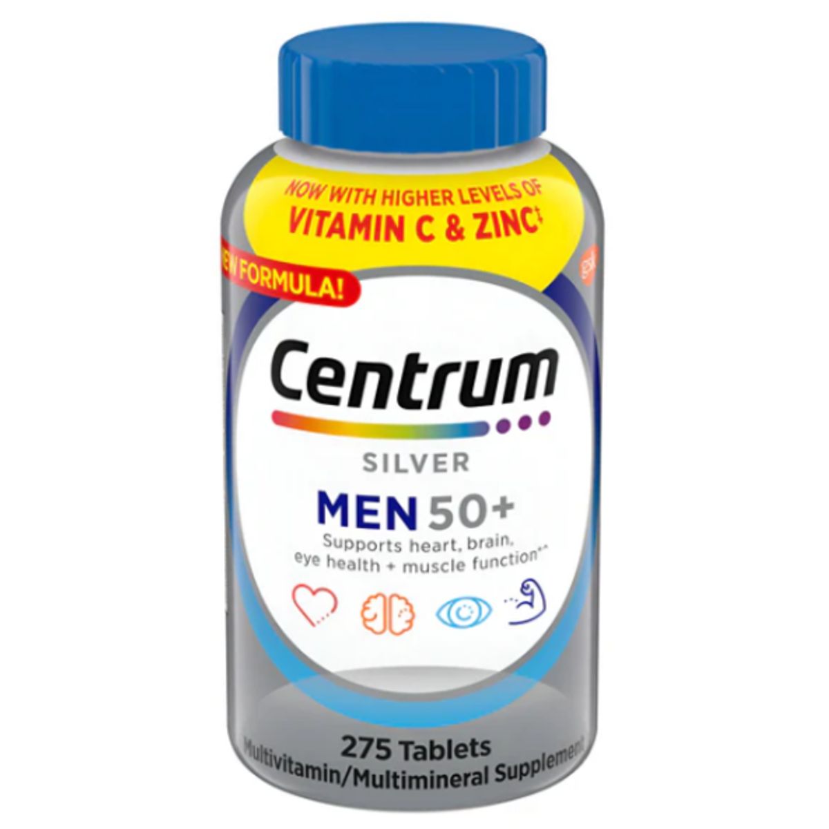 GENERICO - CENTRUM SILVER HOMBRE 50+, 275 TABLETAS