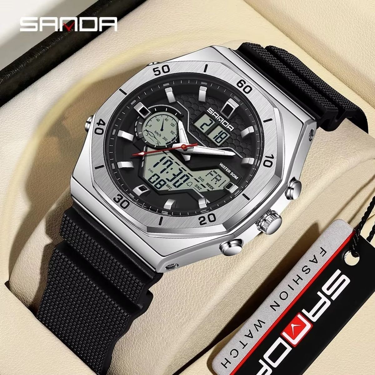 SANDA - RELOJ PARA HOMBRE MARCA SANDA 6209