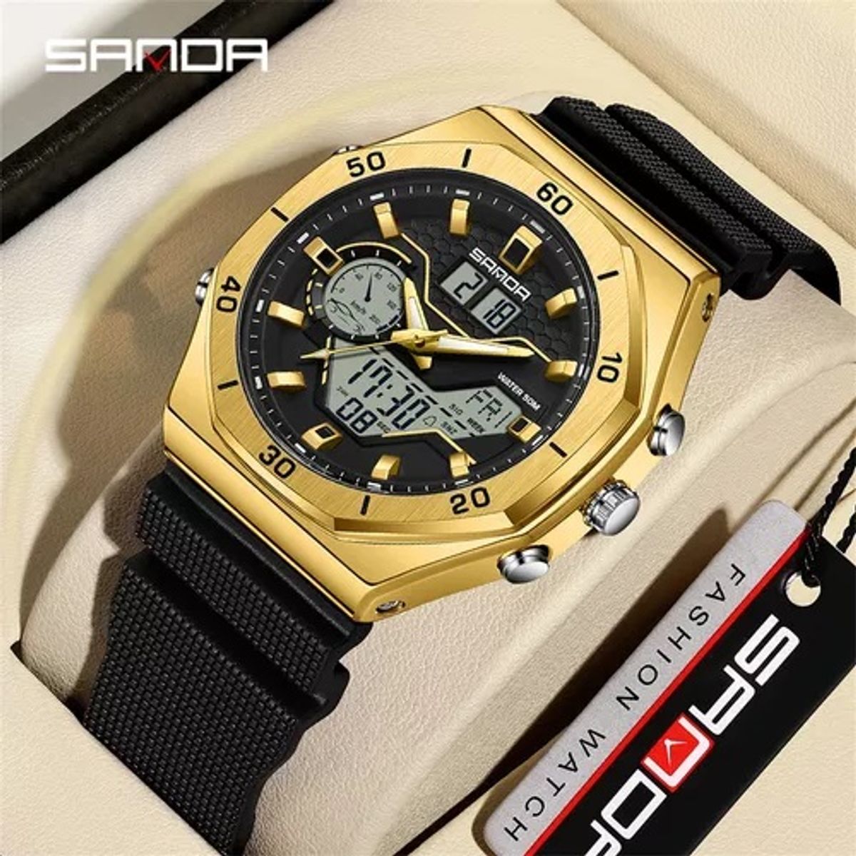 SANDA - RELOJ PARA HOMBRE MARCA SANDA 6209
