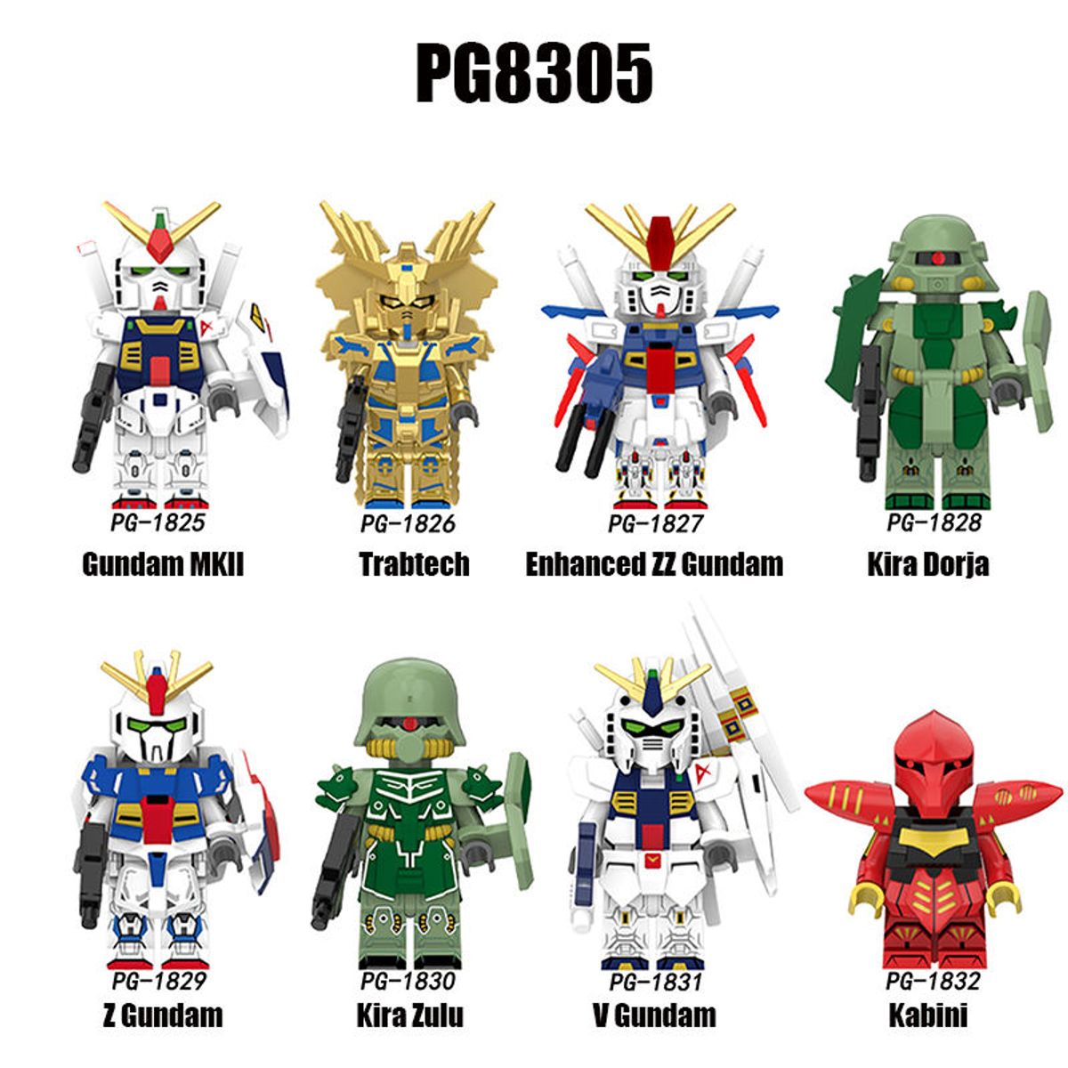 GENERICO - PG8305 dibujos animados Anime Mobile Suit película Gundam