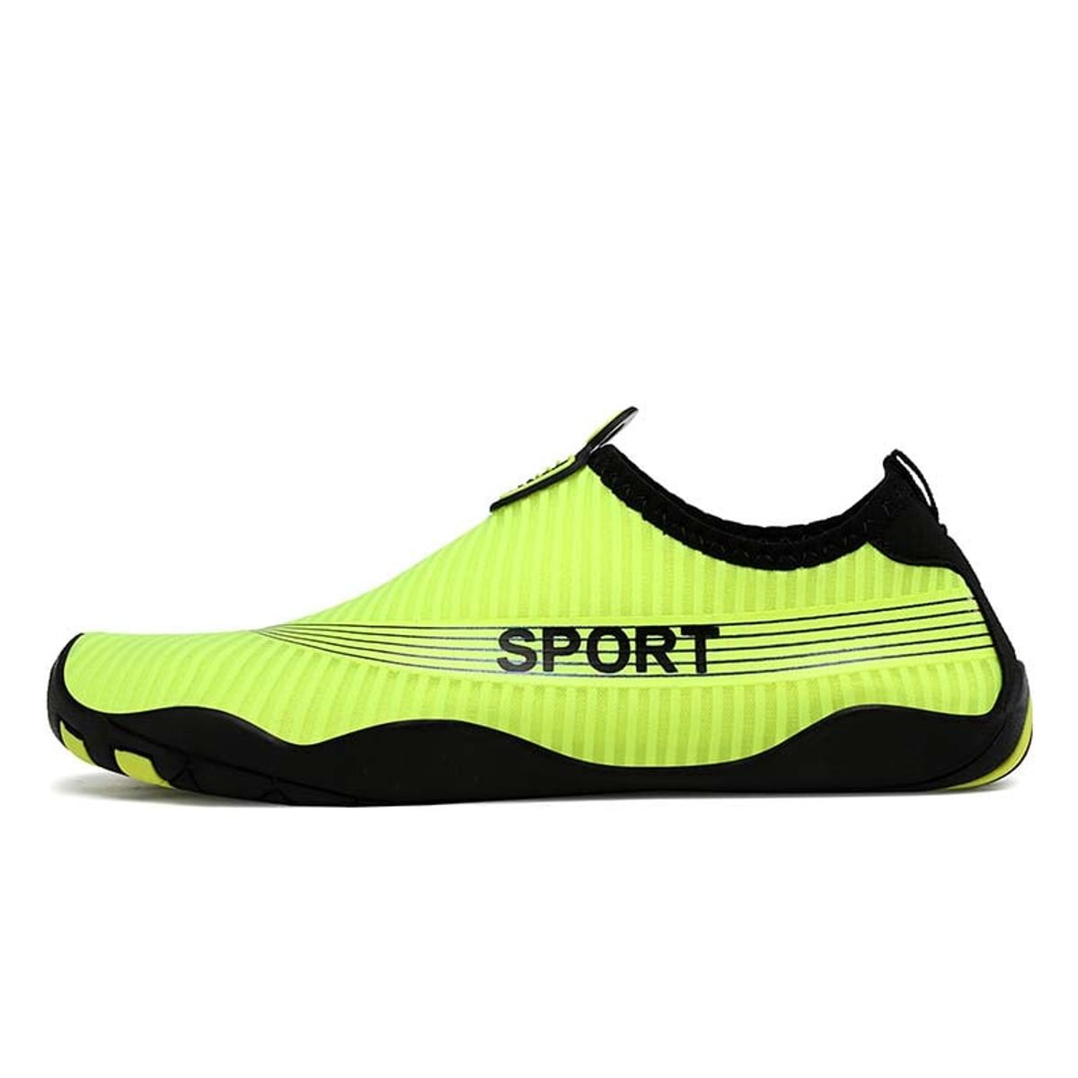 SHANDIAN - Sandalias Dedo Abierto Pantuflas Mujer Negro