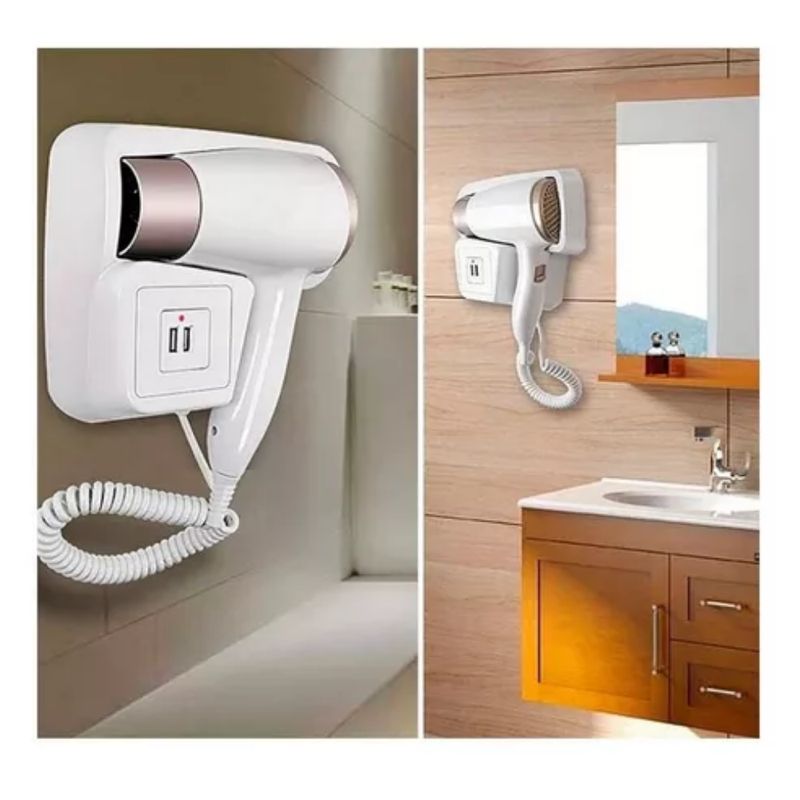 Soporte Secador Secadora De Cabello Para BaÃ±o Soporte Para