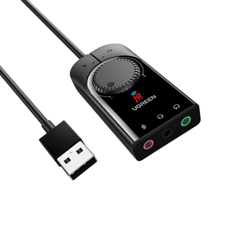 UGREEN - adaptador usb externo de audio y microfono  ugreen 50599
