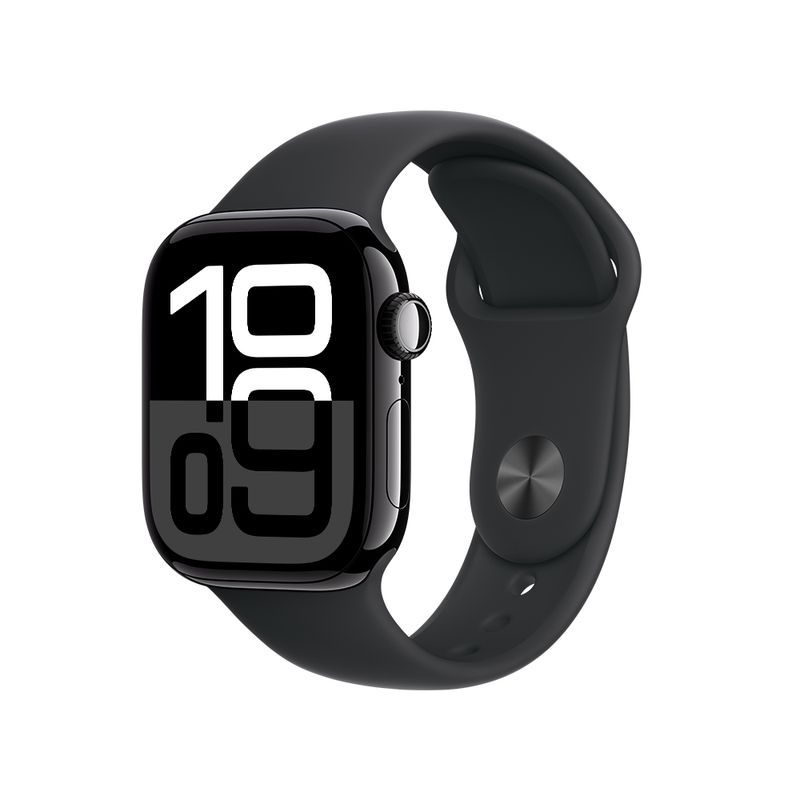 APPLE - Apple Watch Series 10 46mm Gps Sport Band  - Black
