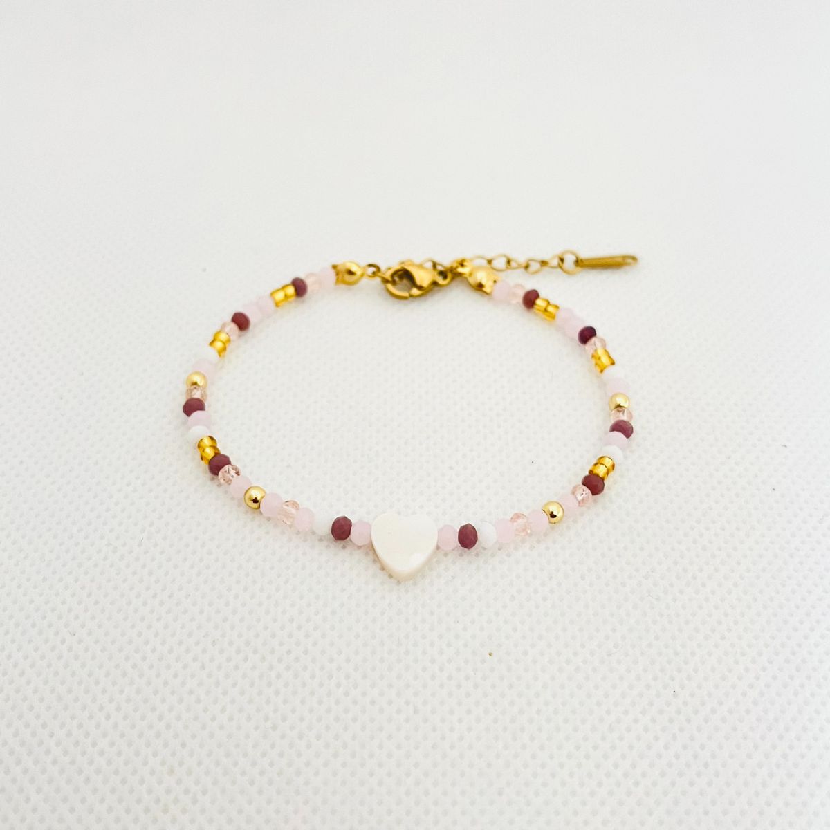 GENERICO - Pulsera Regulable Muranos Mostacillas y Acero - Diana